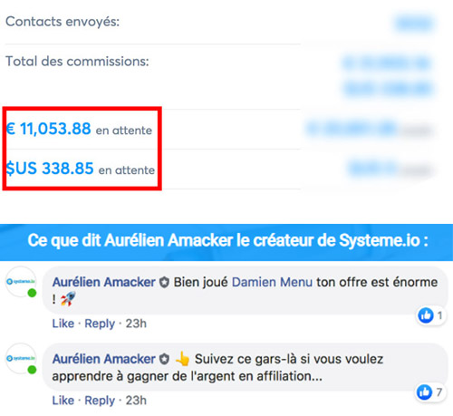 Se former en affiliation avec Damien Menu La meilleure formation en affiliation